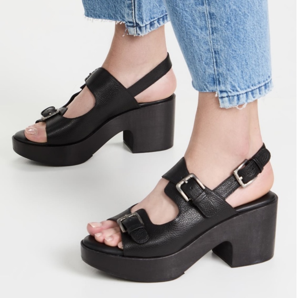 Rachel Comey Astor Clog in black leather